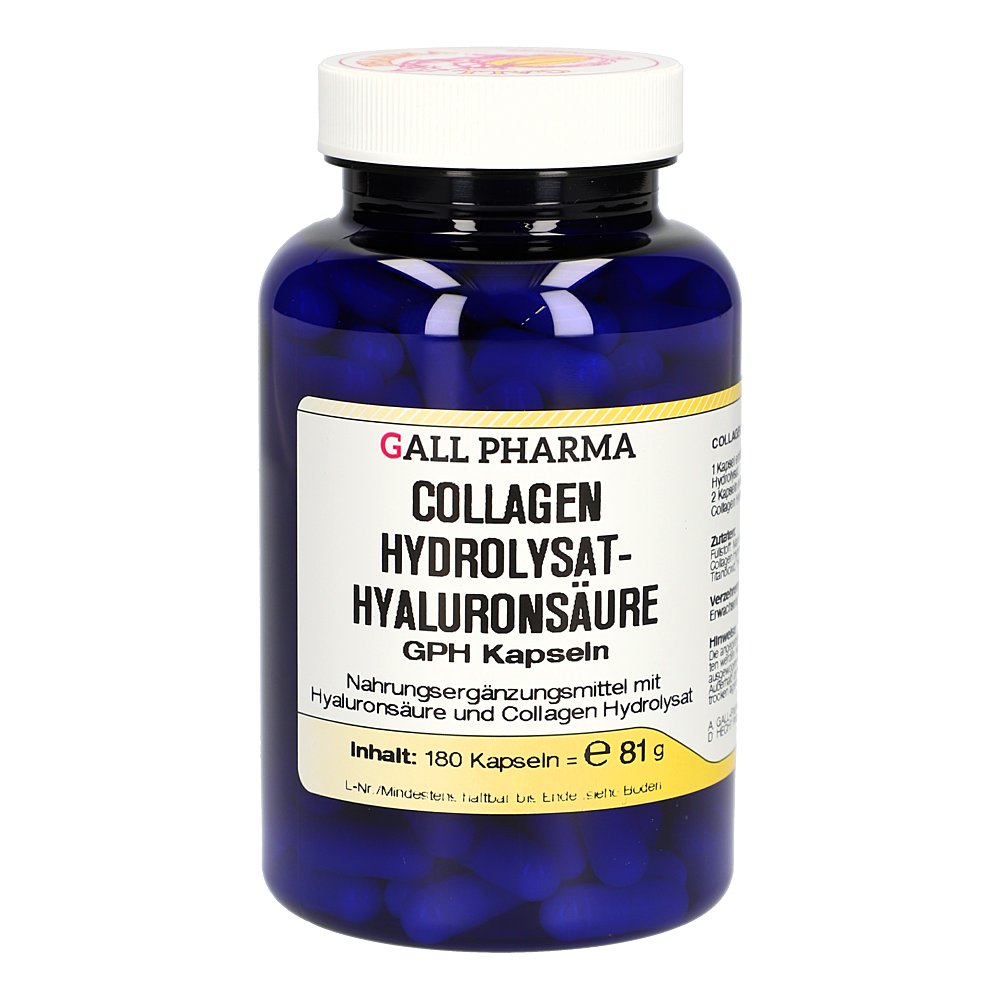 COLLAGEN HYDROLYSAT Hyaluronsäure GPH Kapseln