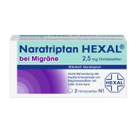 NARATRIPTAN HEXAL bei Migräne 2,5 mg Filmtabletten