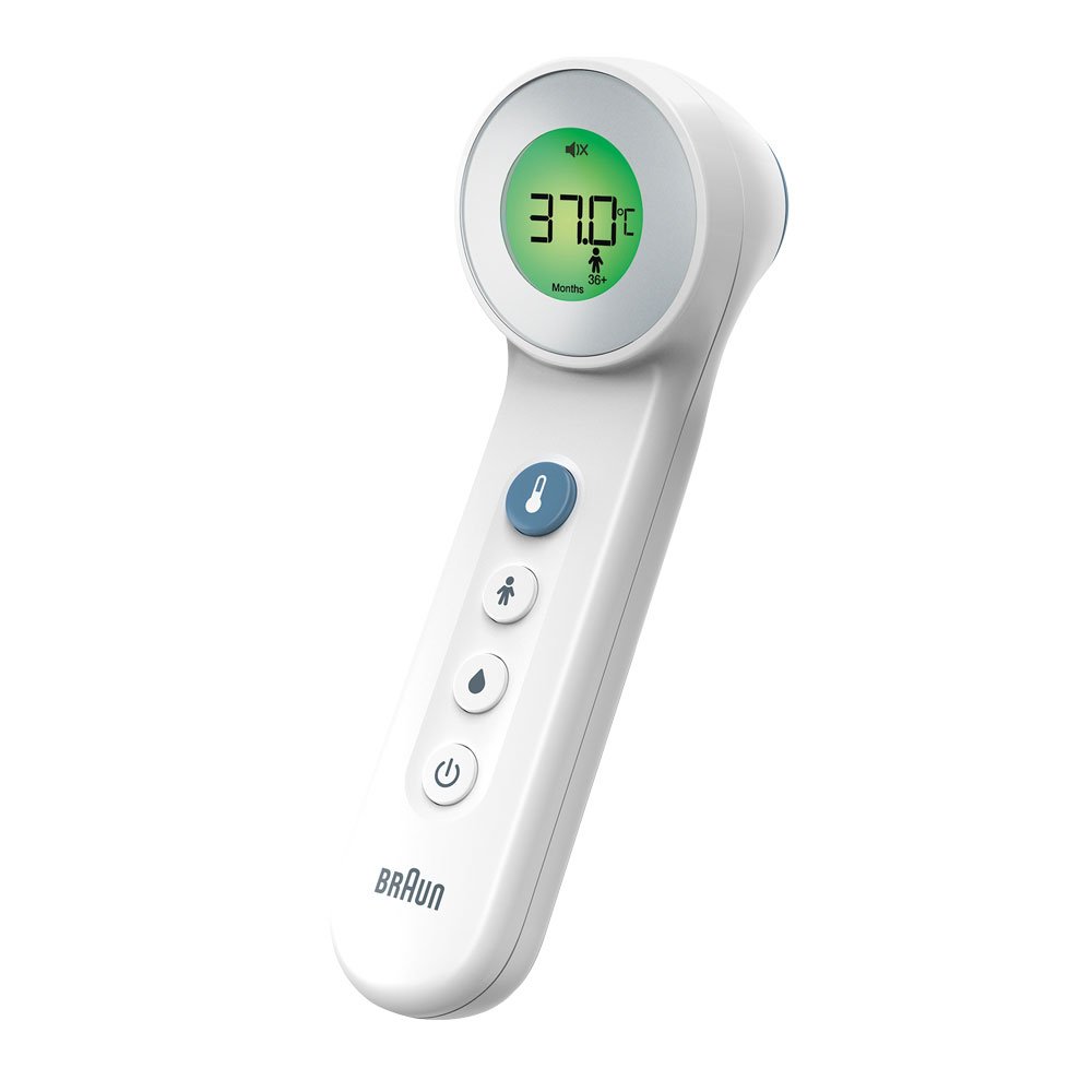 BRAUN BERÜHRUNGSFREI+Stirn Thermom.AgePrecis.weiß