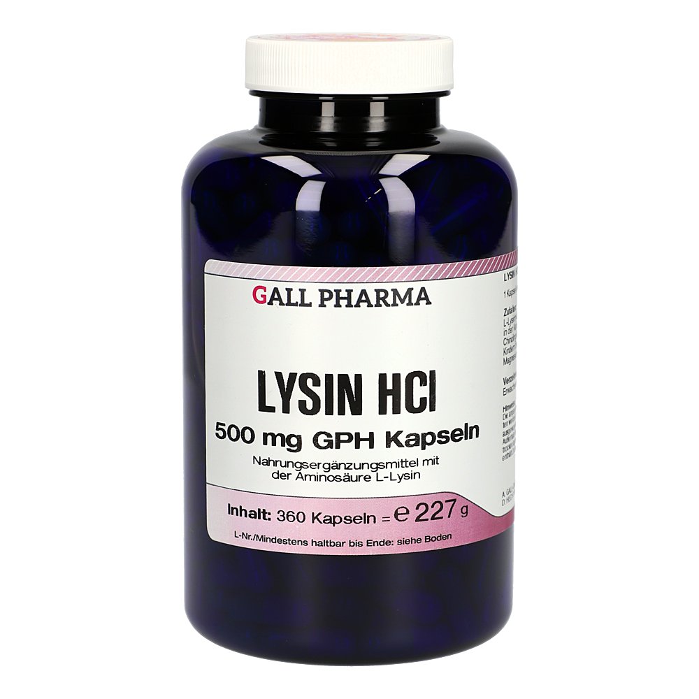 LYSIN HCL 500 mg GPH Kapseln