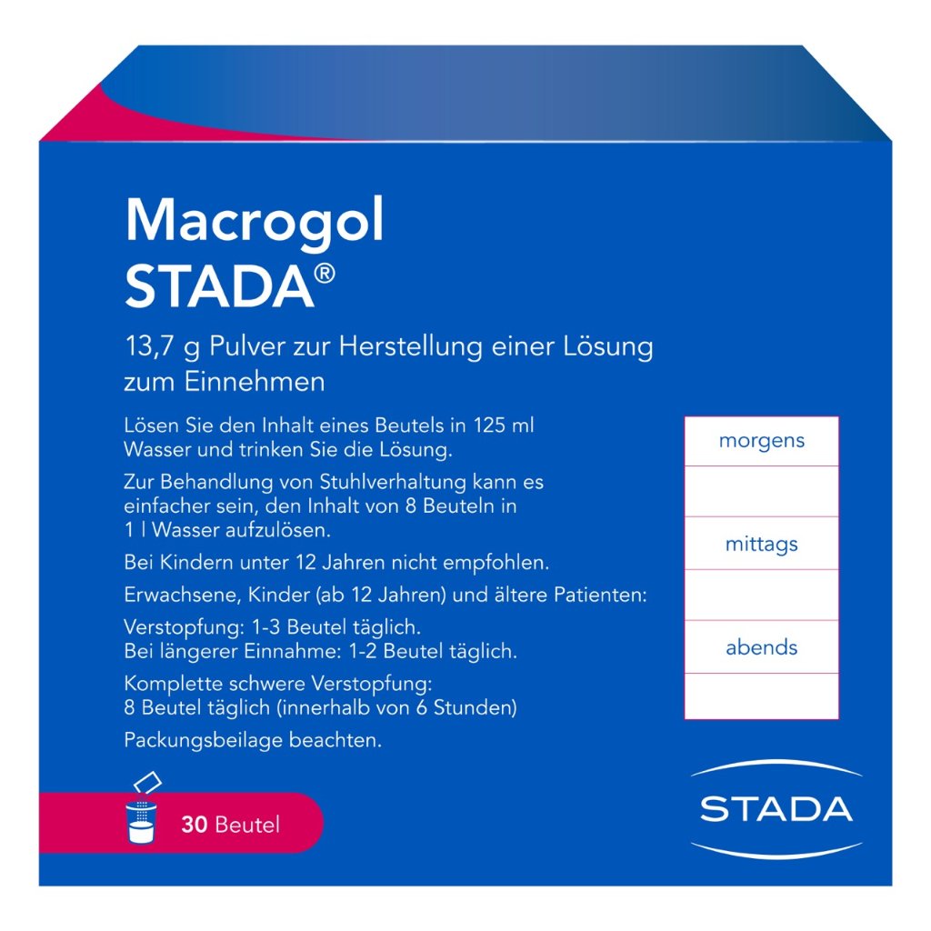 MACROGOL STADA 13,7 g Plv.z.Her.e.Lsg.z.Einnehmen