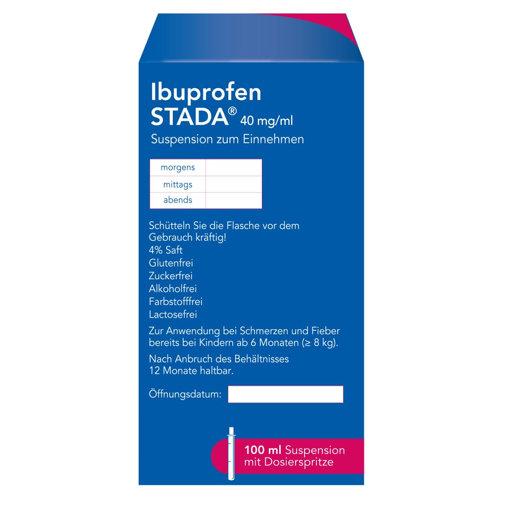 IBUPROFEN STADA 40 mg/ml Suspension zum Einnehmen