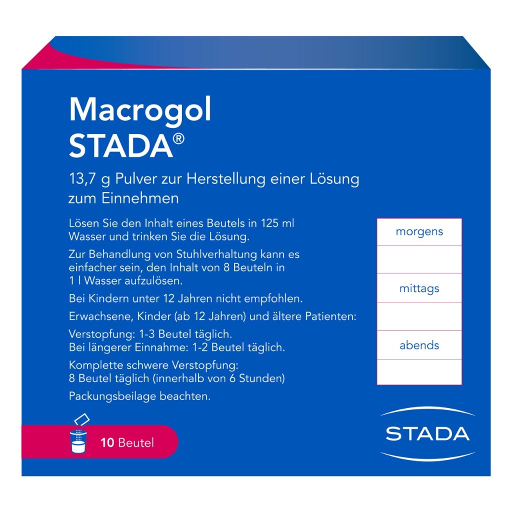 MACROGOL STADA 13,7 g Plv.z.Her.e.Lsg.z.Einnehmen