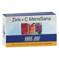 ZINK+C MensSana Lutschtabletten