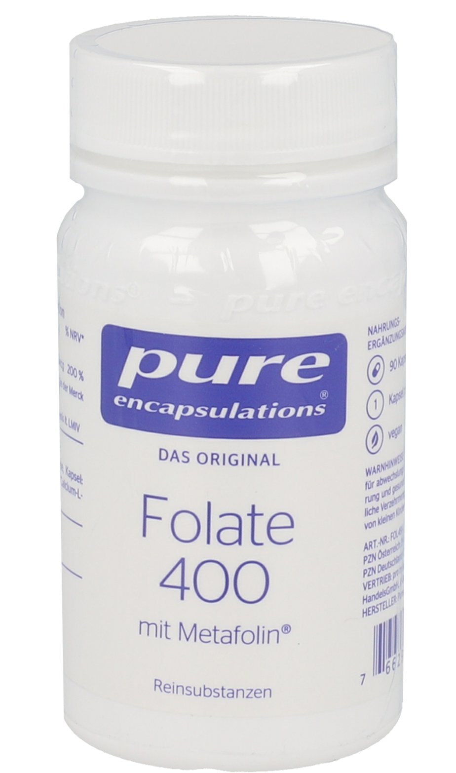 PURE ENCAPSULATIONS Folate 400 Kapseln