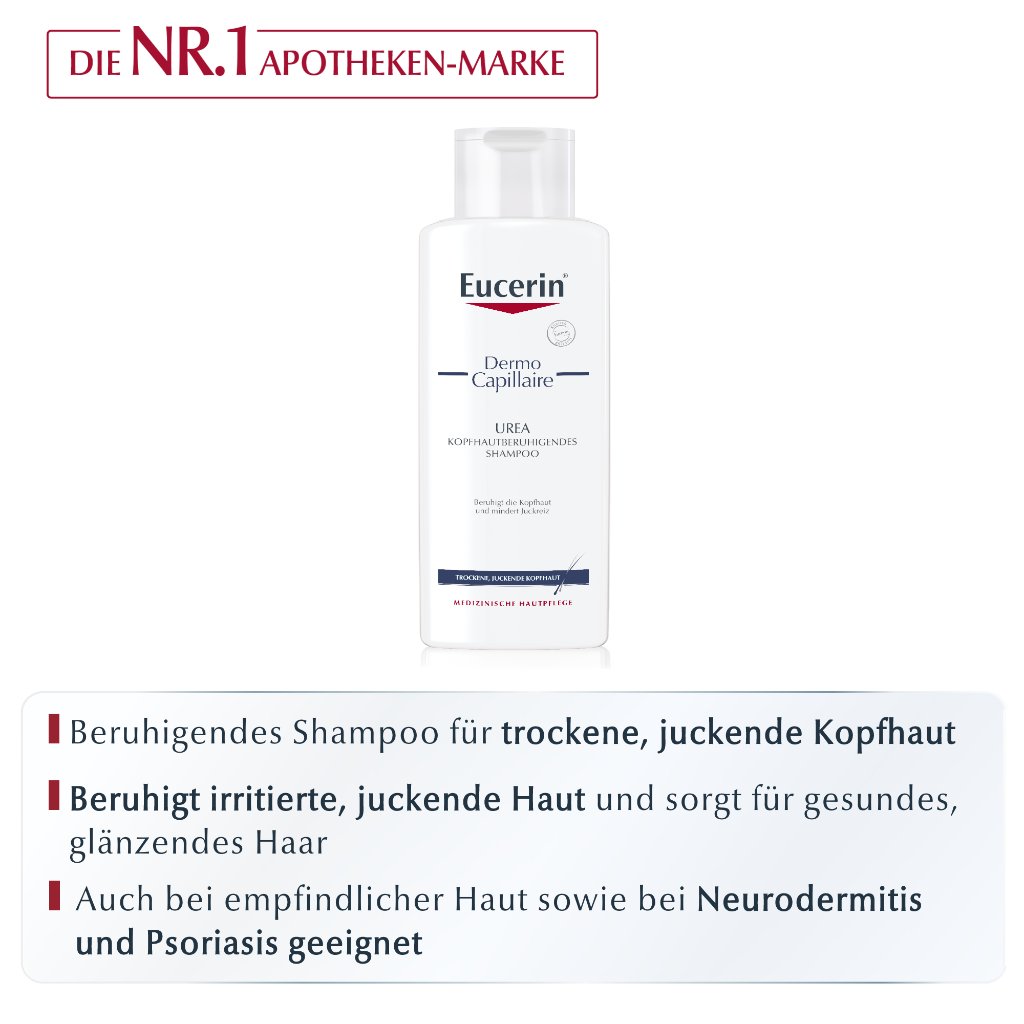 EUCERIN DermoCapillaire kopfhautberuh.Urea Shampoo