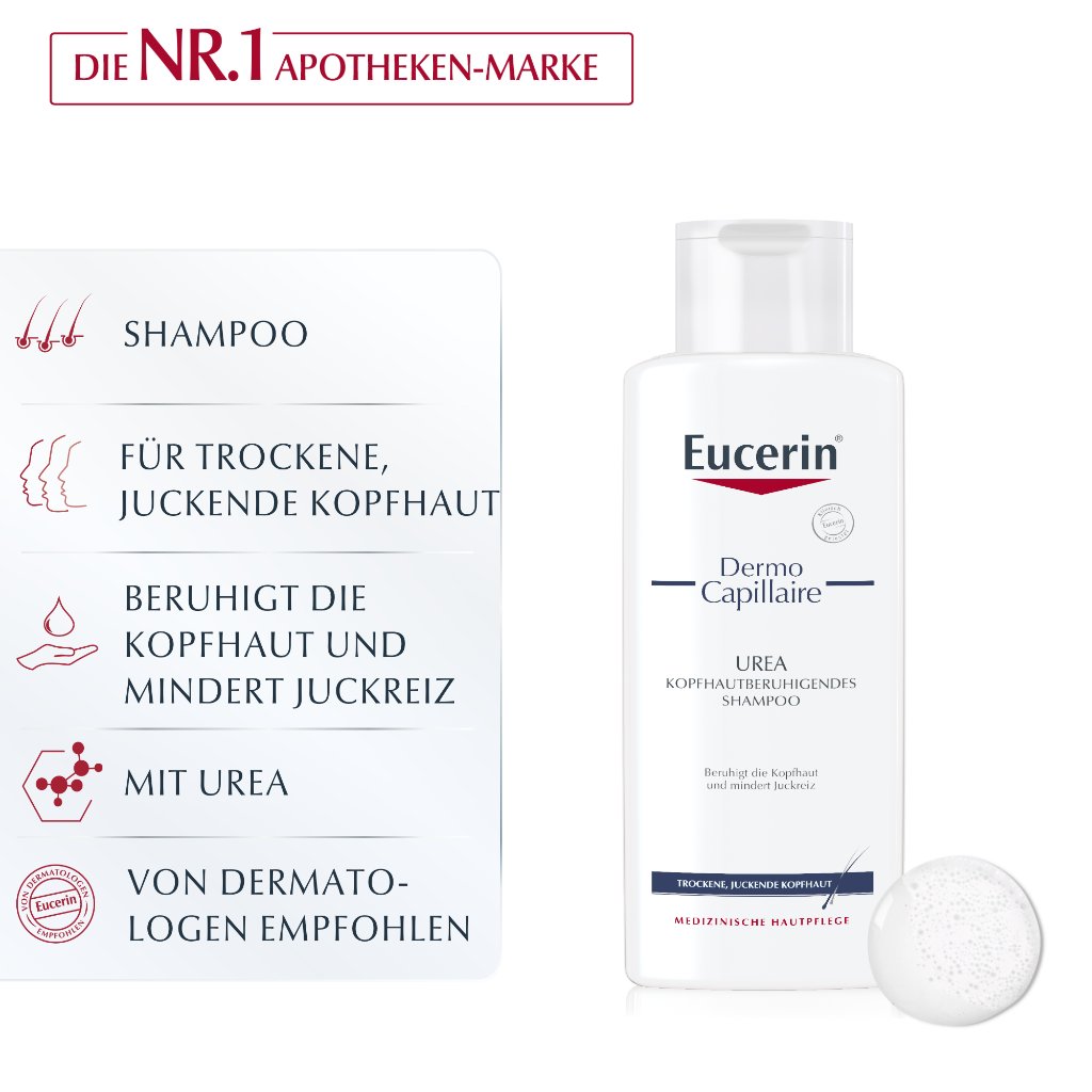 EUCERIN DermoCapillaire kopfhautberuh.Urea Shampoo