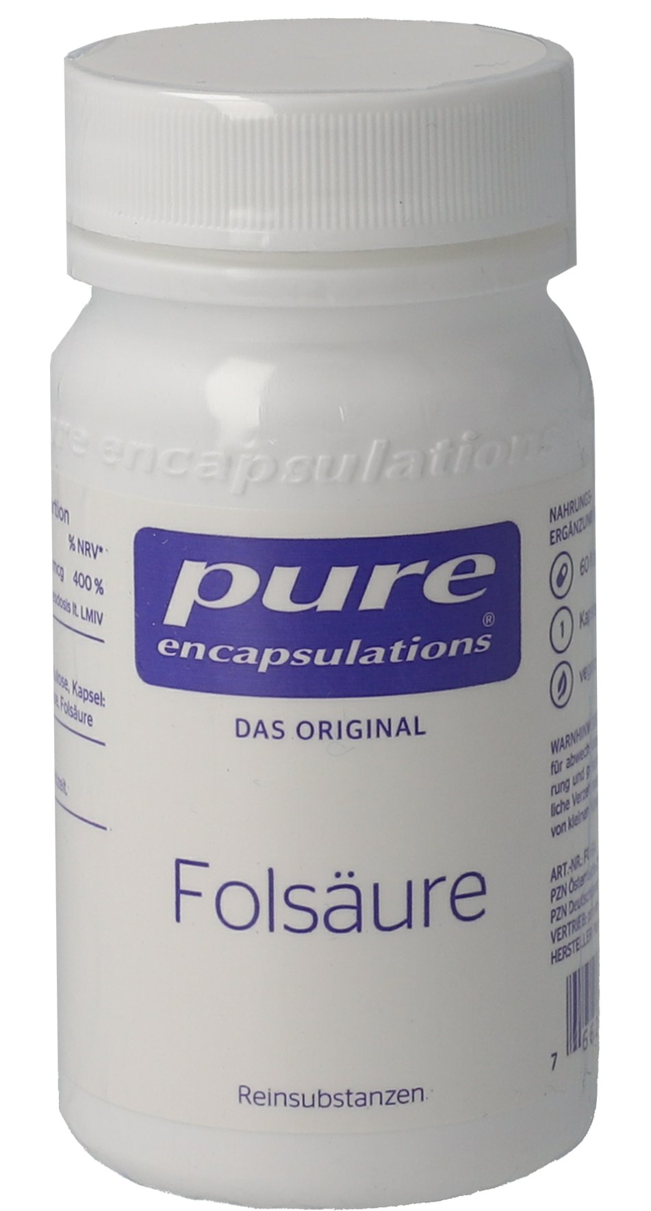 PURE ENCAPSULATIONS Folsäure Kapseln