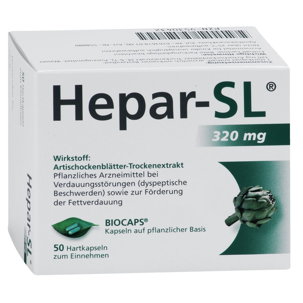 Hepar-SL 320mg Kap 50 St