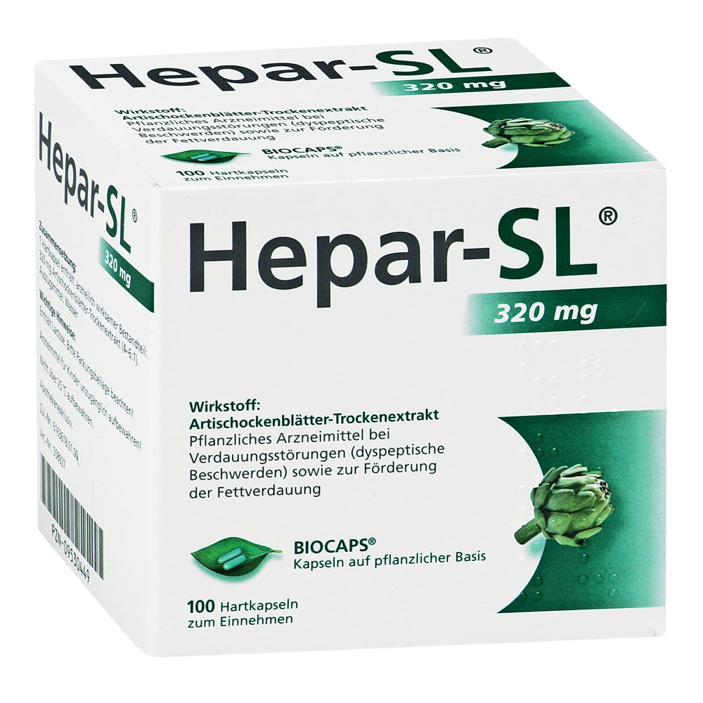 Hepar-SL 320mg Kap 100 St