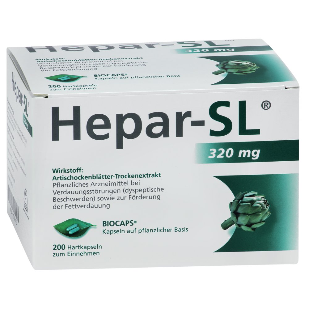 Hepar-SL 320mg Kap 200 St