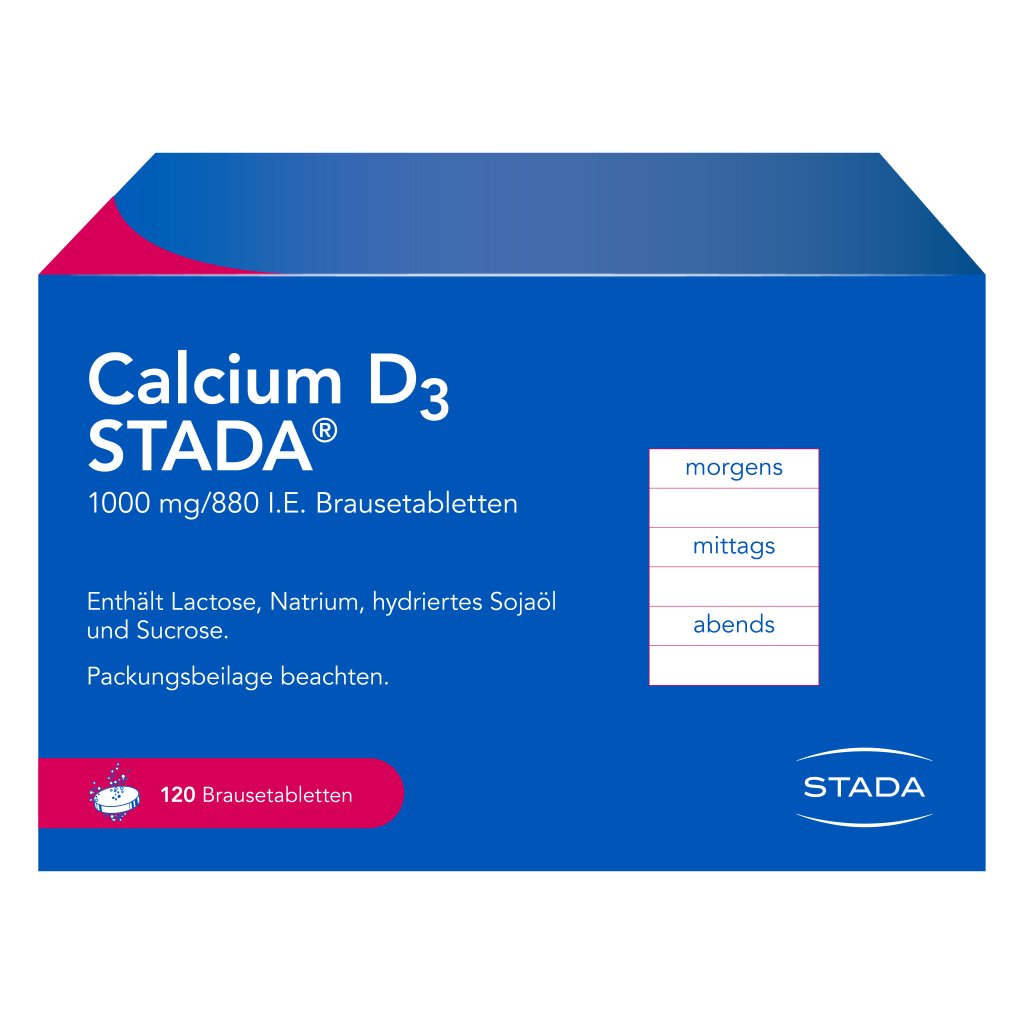 CALCIUM D3 STADA 1000 mg/880 I.E. Brausetabletten