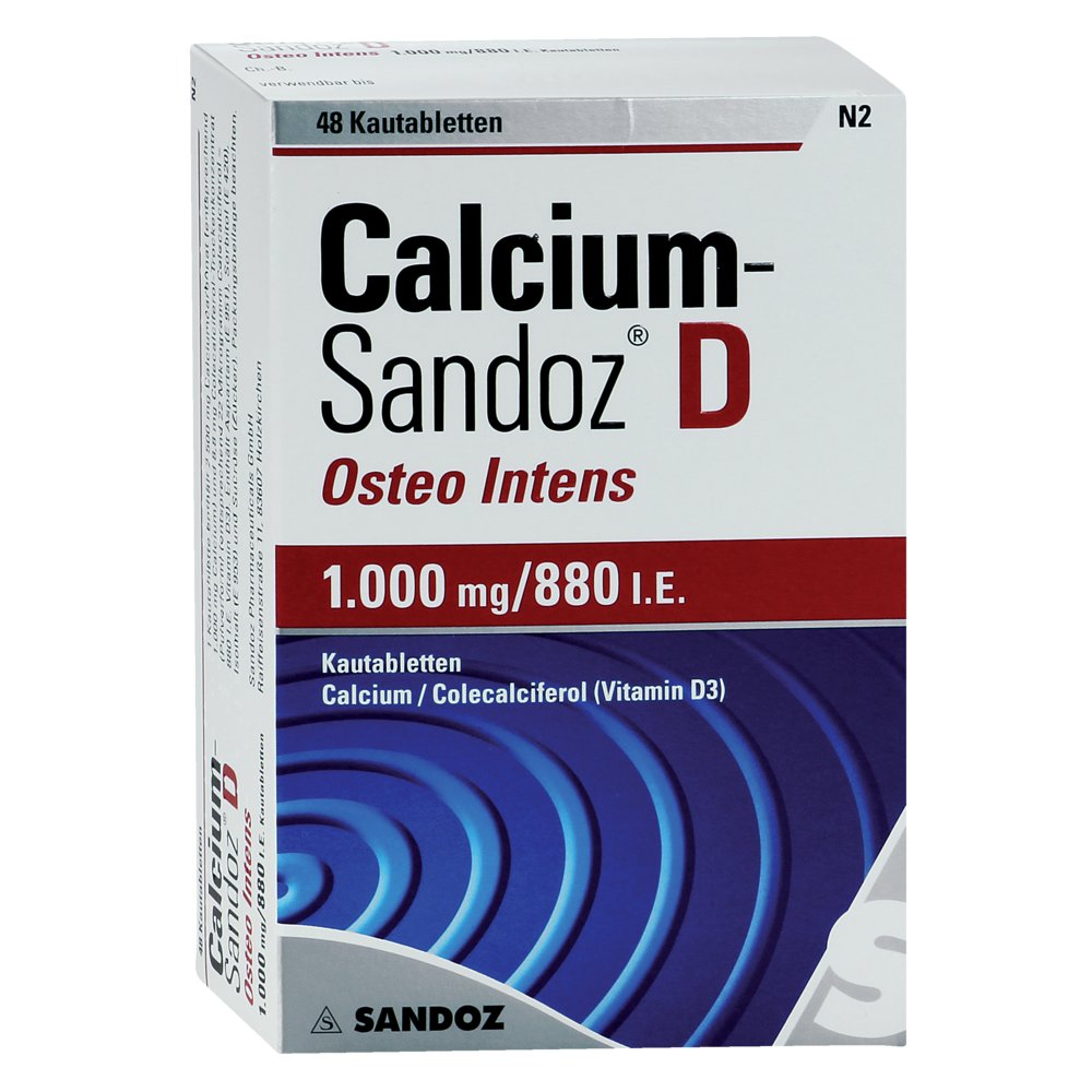 CALCIUM SANDOZ D Osteo intens Kautabletten