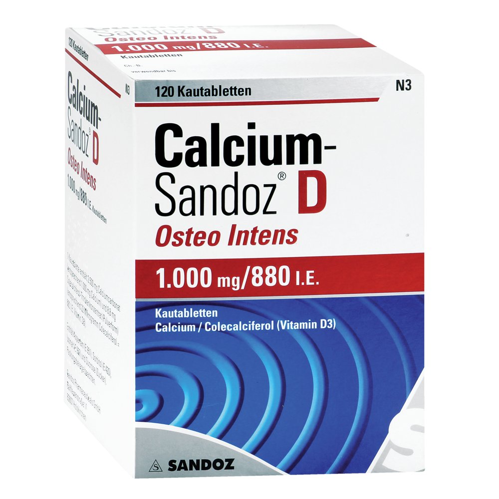 CALCIUM SANDOZ D Osteo intens Kautabletten