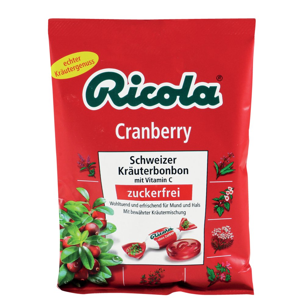 RICOLA o.Z.Beutel Cranberry Bonbons