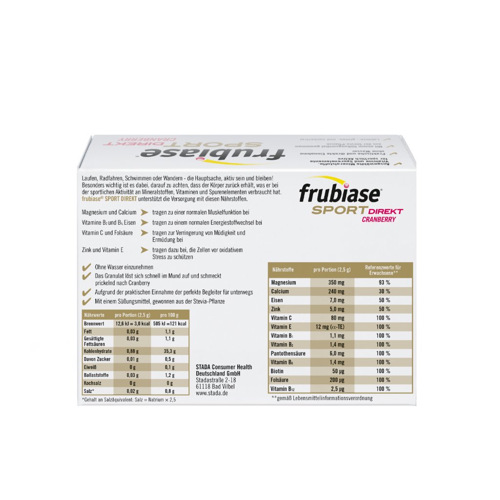 FRUBIASE SPORT Direkt Granulat