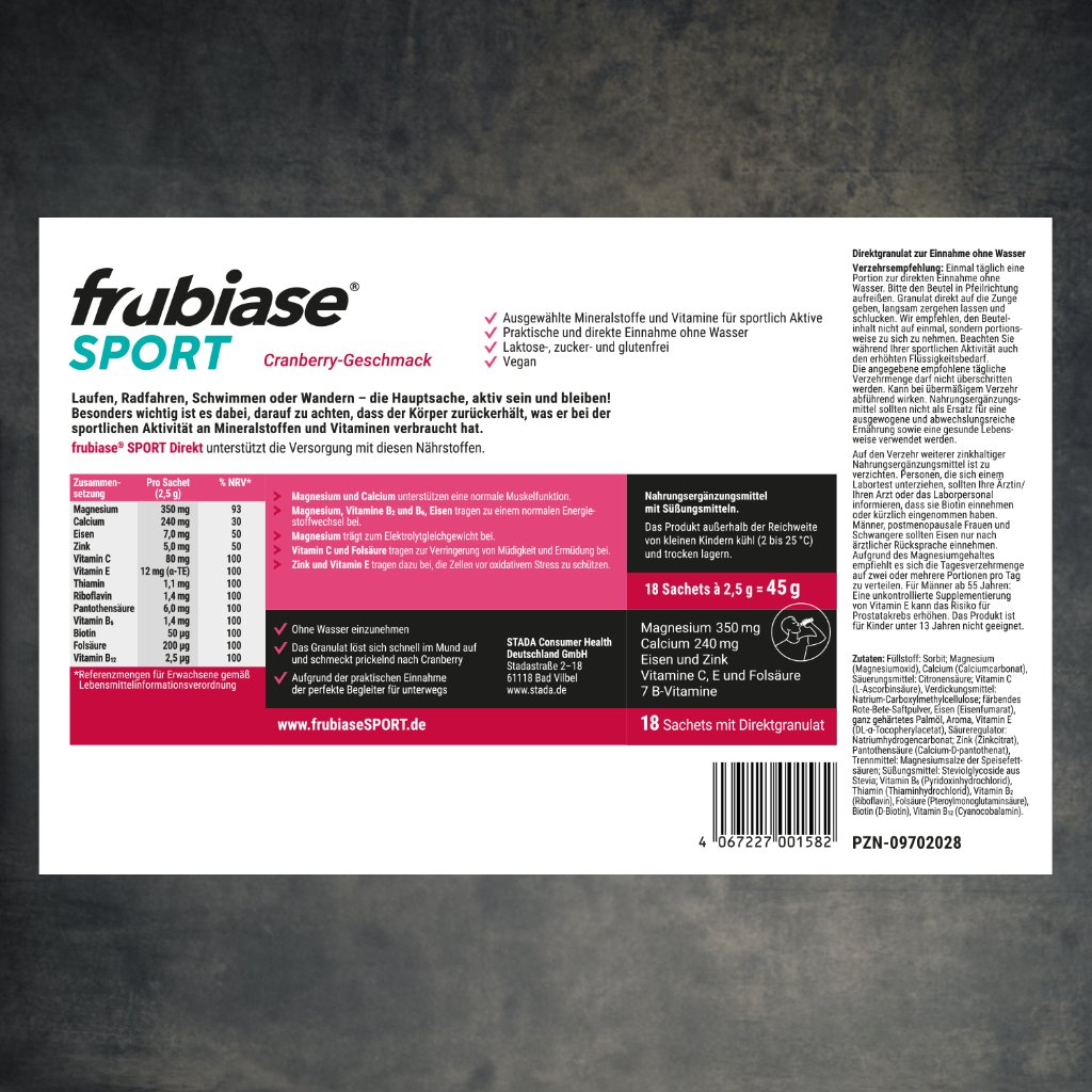 FRUBIASE SPORT Direkt Granulat