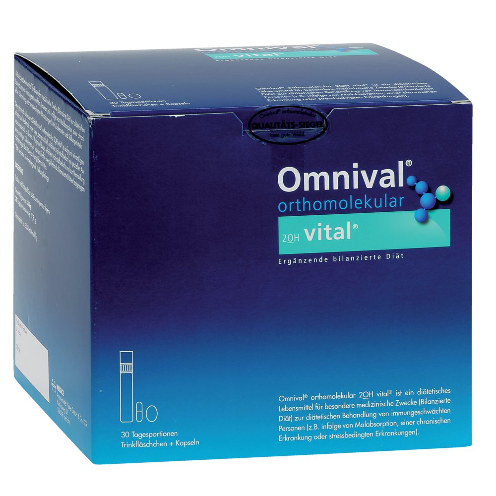 OMNIVAL orthomolekul.2OH vital 30 TP Trinkfläsch.