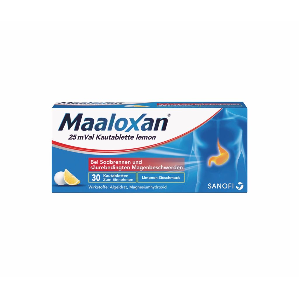 MAALOXAN 25 mVal Kautabletten lemon