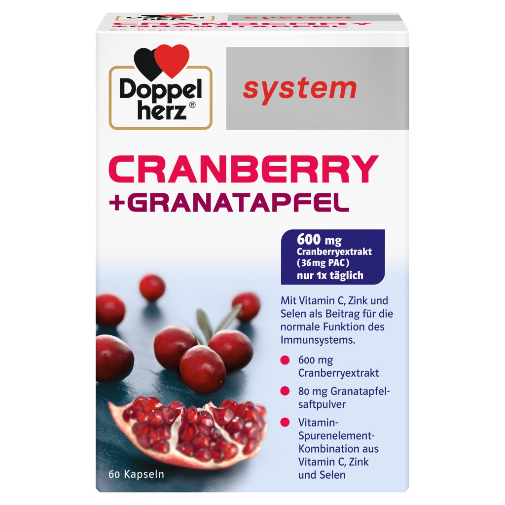 Doppelherz system CRANBERRY + GRANATAPFEL