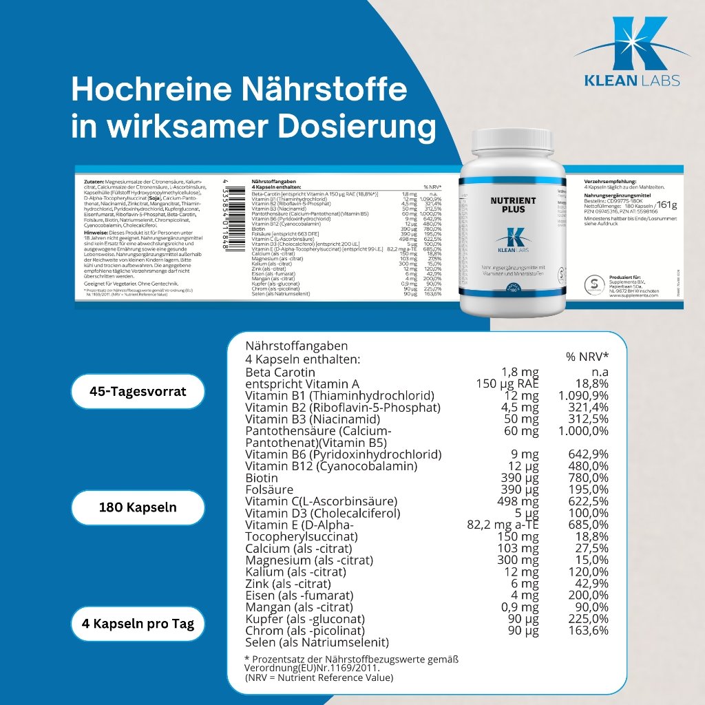 Klean Labs Nutrient Plus