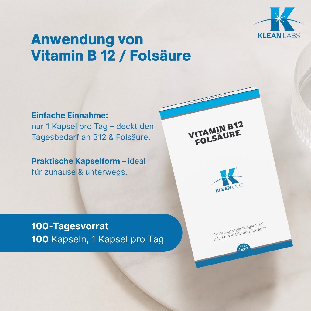 Klean Labs Vitamin B12 / Folsäure