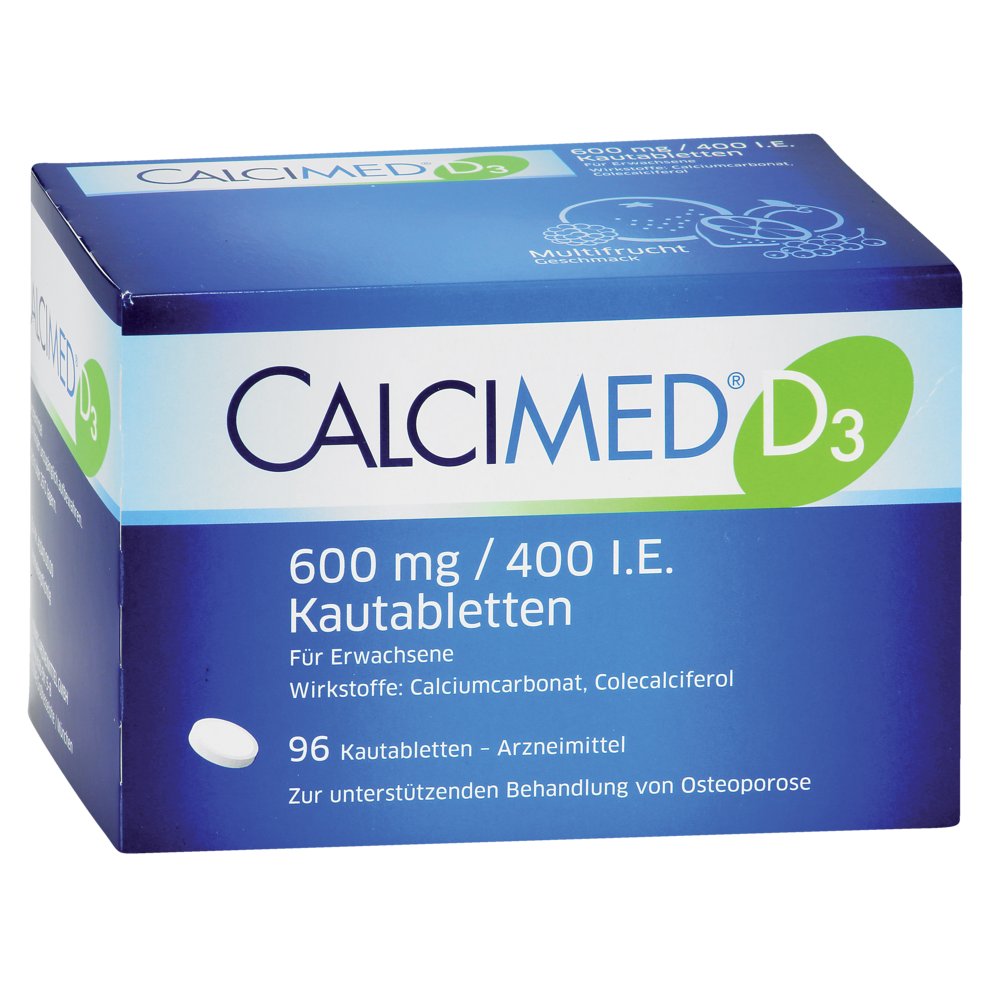 CALCIMED D3 600 mg/400 I.E. Kautabletten