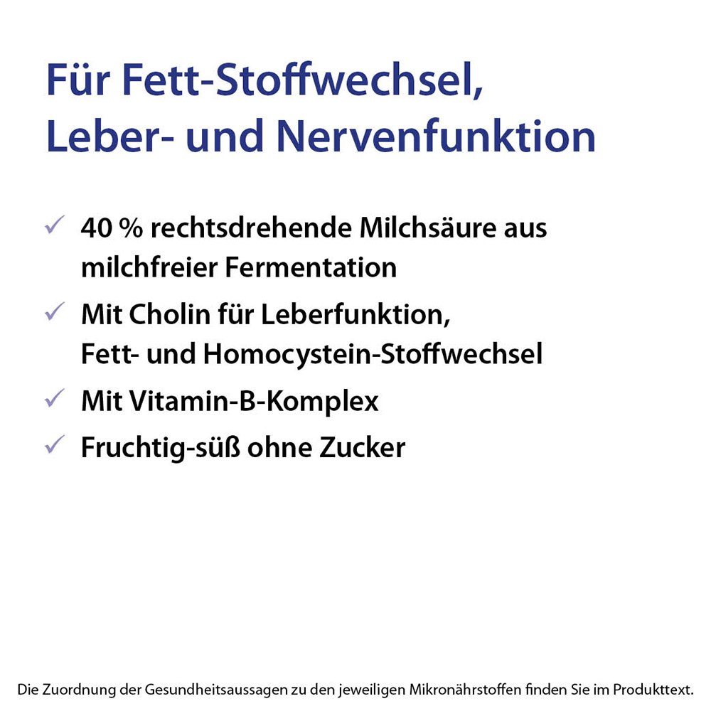 Dr. Jacob's LactaCholin Milchsäure Vitamin-B-Komplex vegan