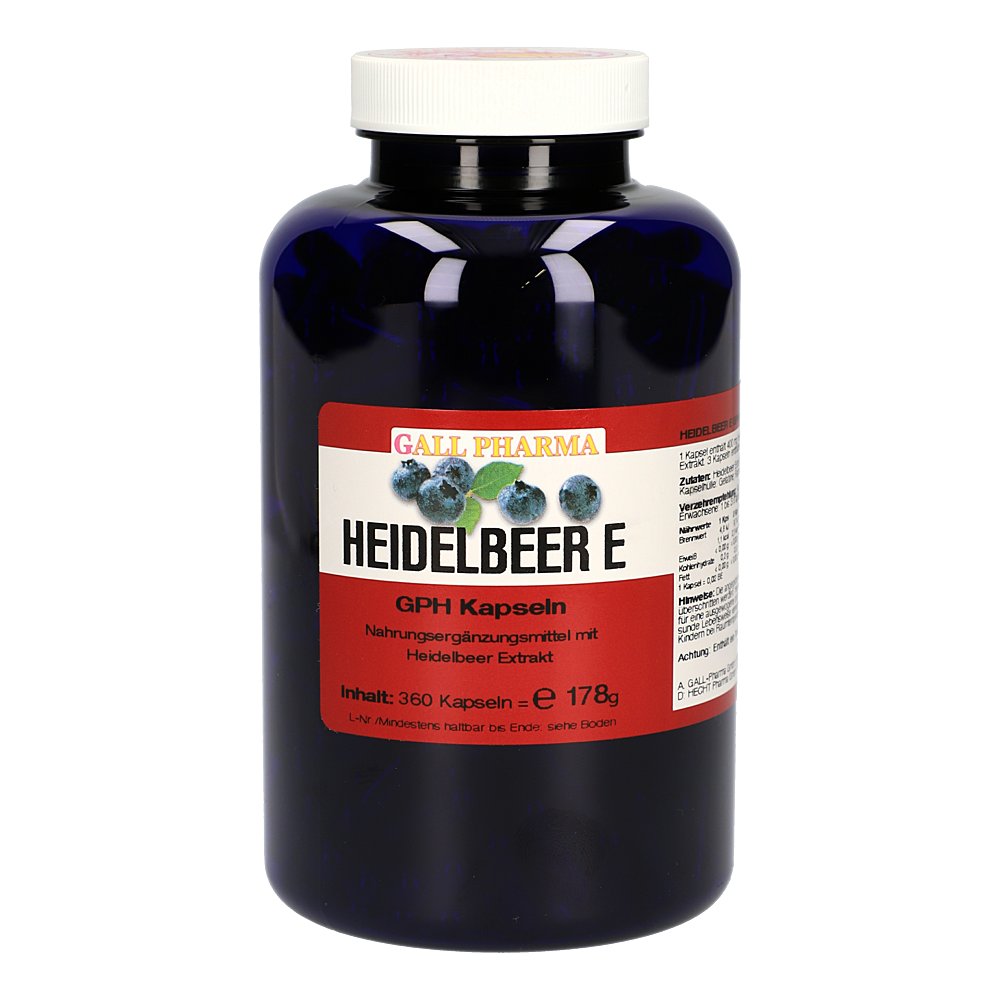 HEIDELBEER E 400 mg Kapseln