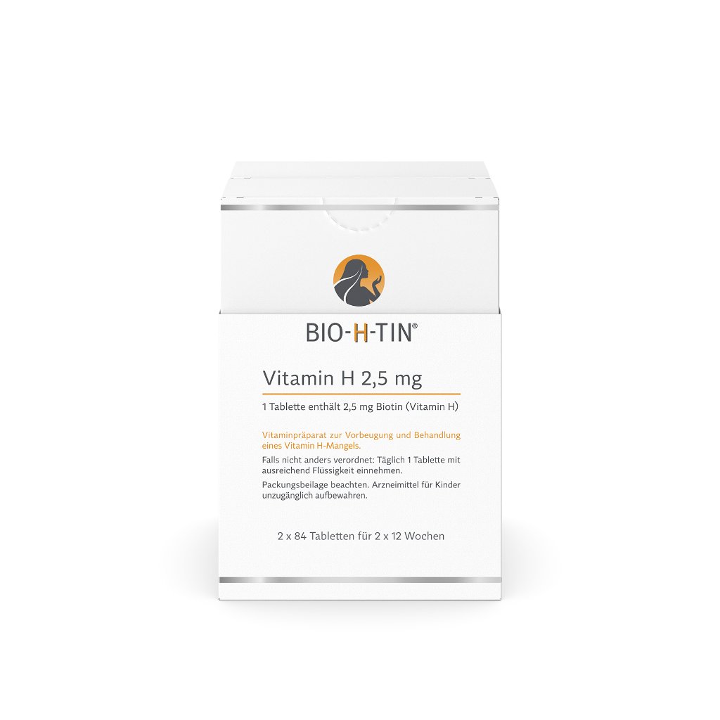 BIO-H-TIN Vitamin H 2,5 mg für 2x12 Wochen Tabl.