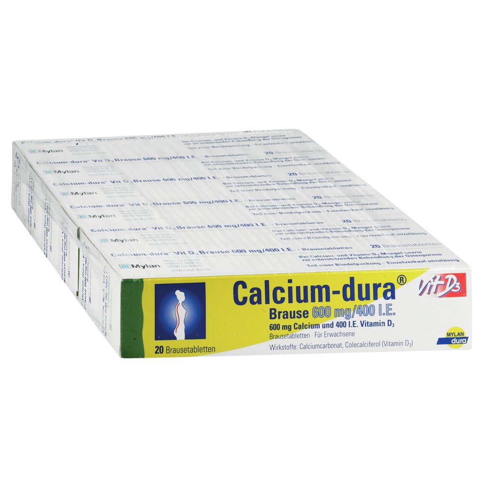 CALCIUM DURA Vit D3 Brause 600 mg/400 I.E.