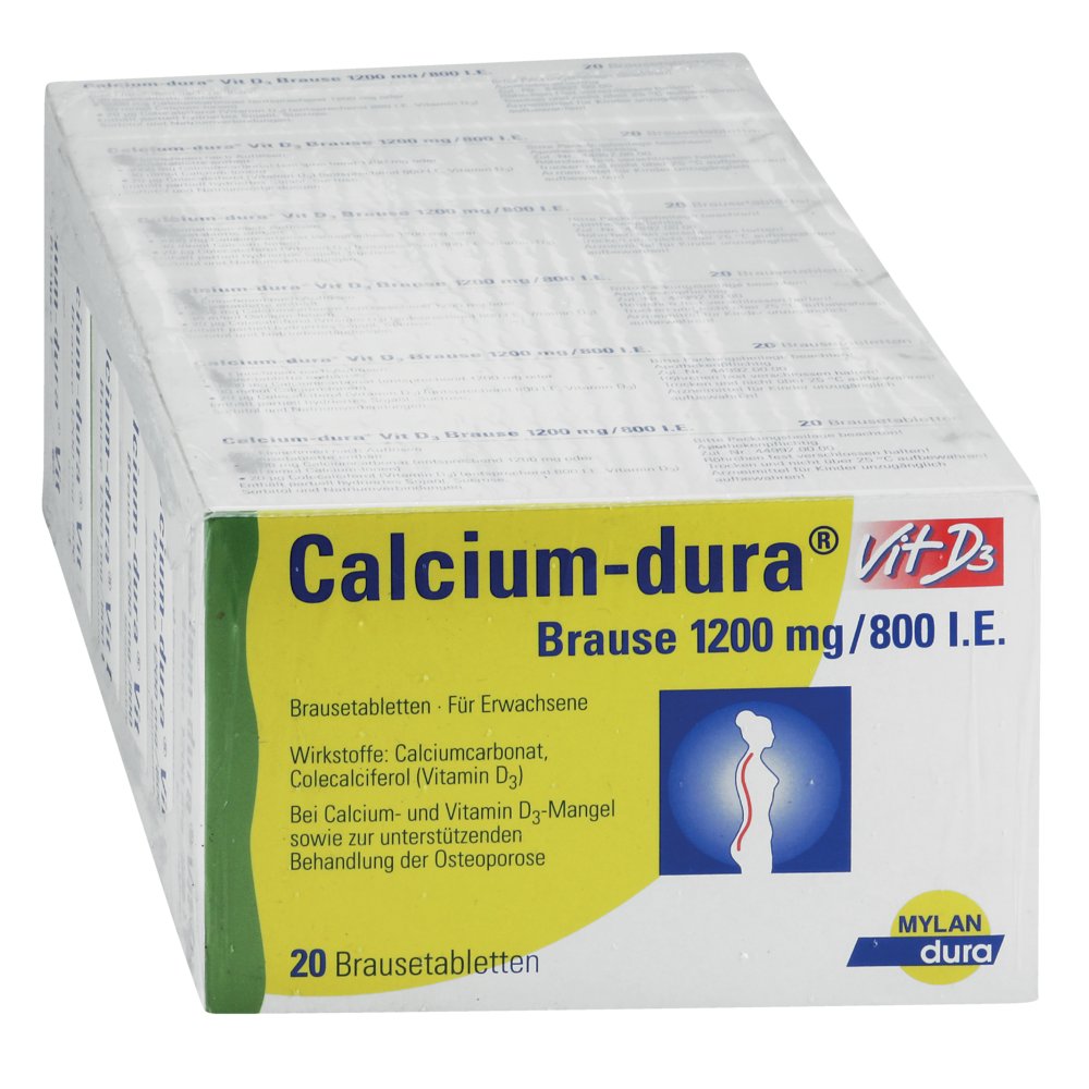 CALCIUM DURA Vit D3 Brause 1200 mg/800 I.E.