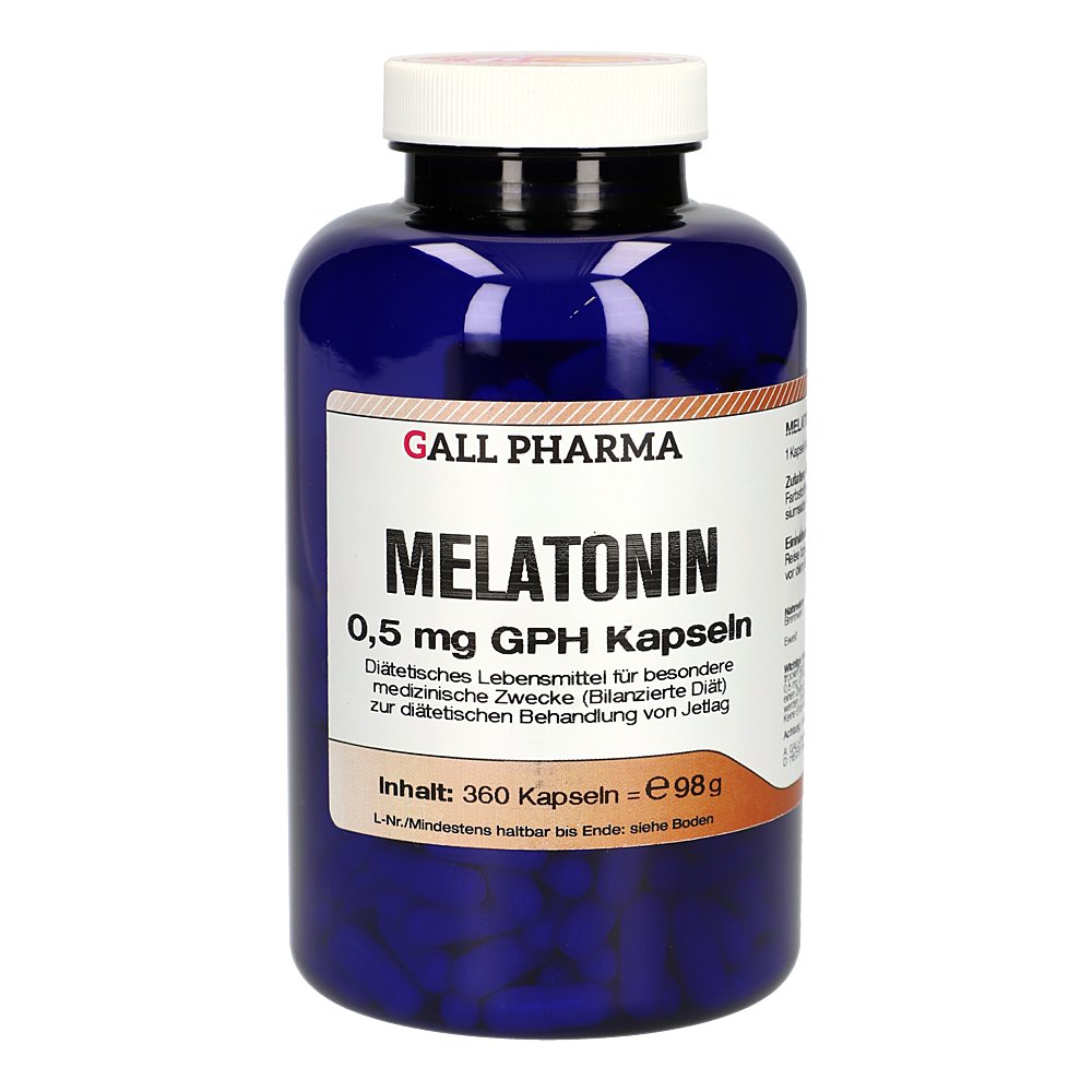 MELATONIN 0,5 mg GPH Kapseln