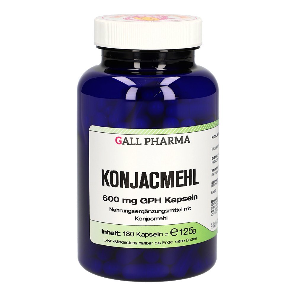 KONJACMEHL 600 mg GPH Kapseln