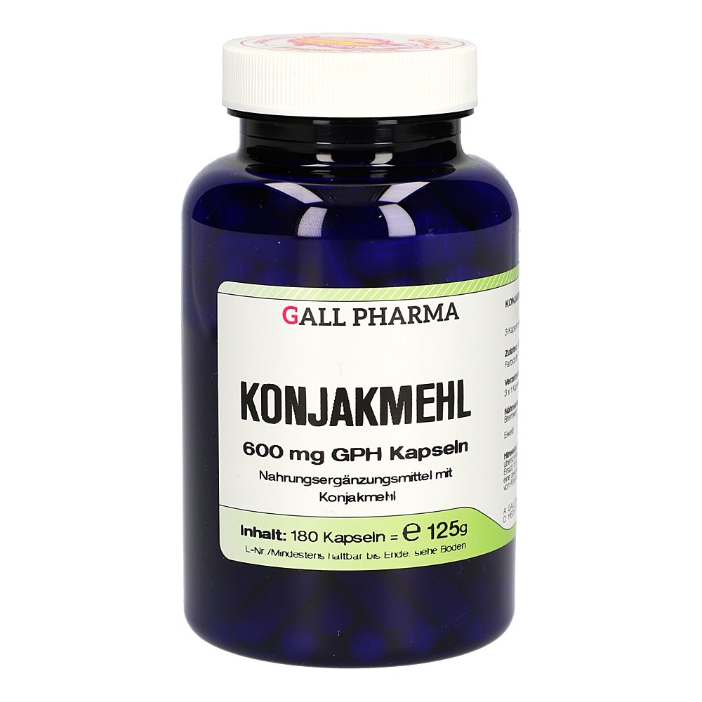 KONJAKMEHL 600 mg GPH Kapseln