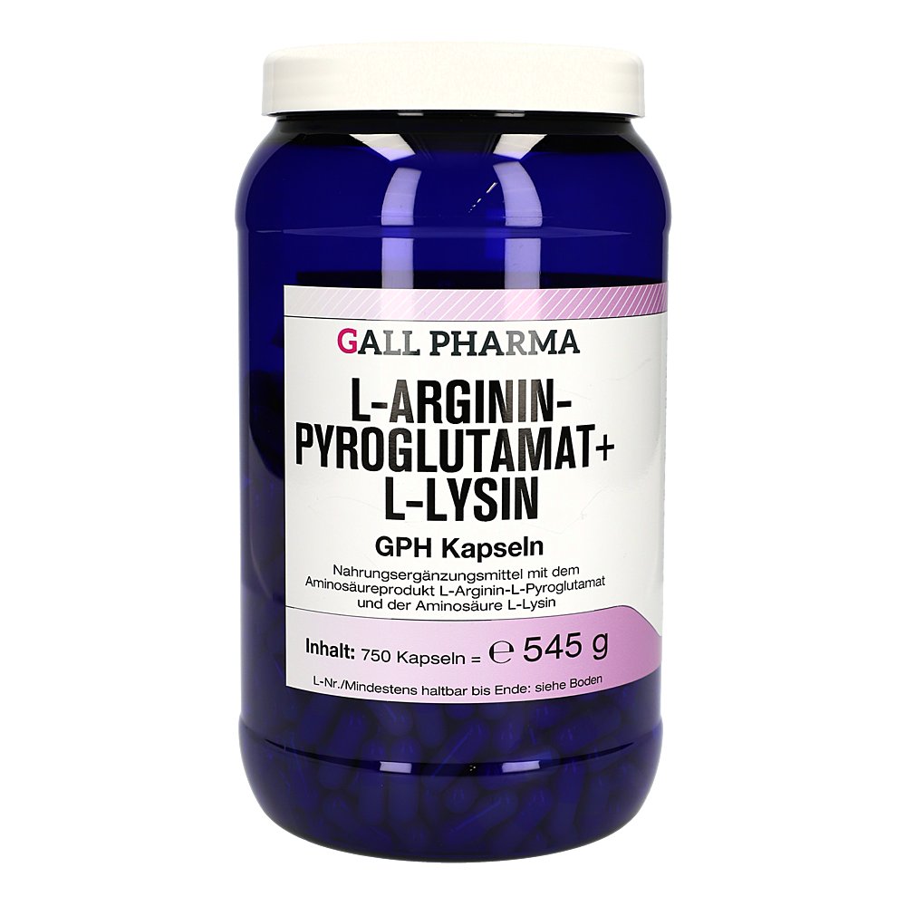 L-ARGININPYROGLUTAMAT+L-Lysin GPH Kapseln