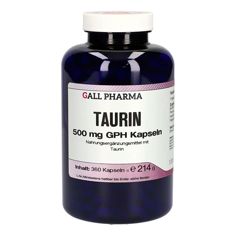 TAURIN 500 mg GPH Kapseln