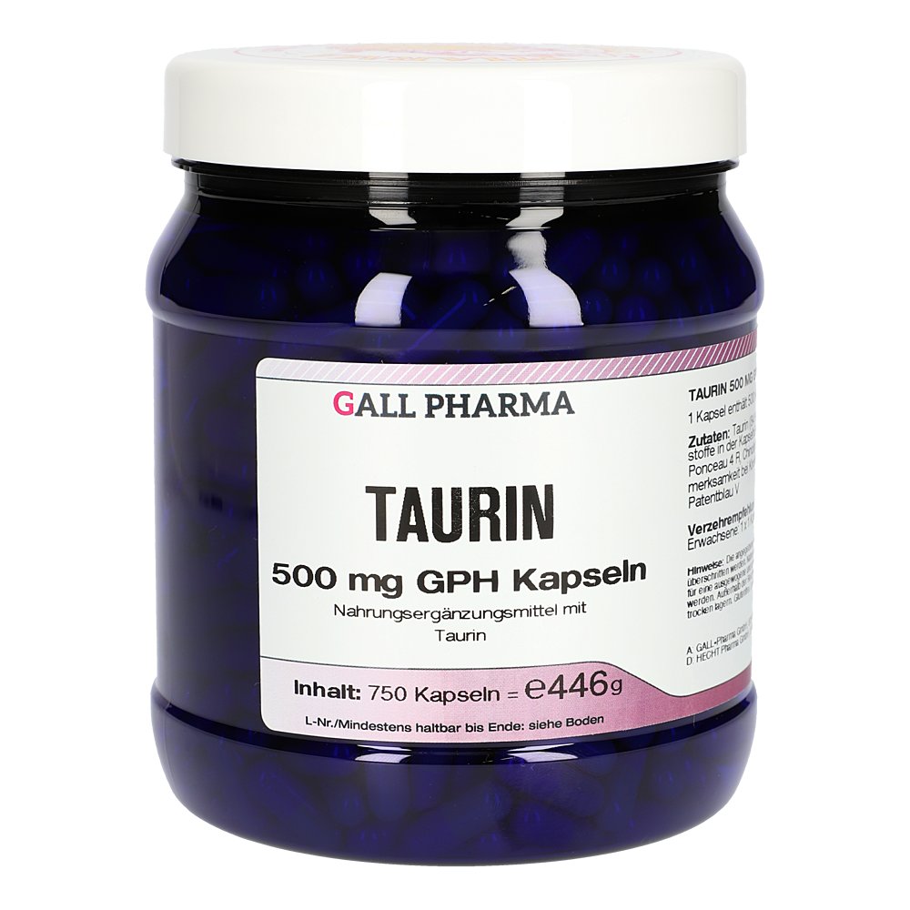 TAURIN 500 mg GPH Kapseln