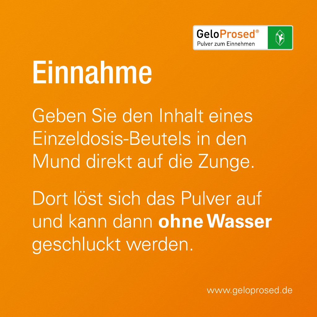 GELOPROSED Pulver zum Einnehmen