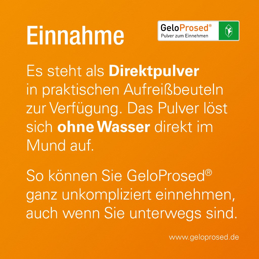 GELOPROSED Pulver zum Einnehmen