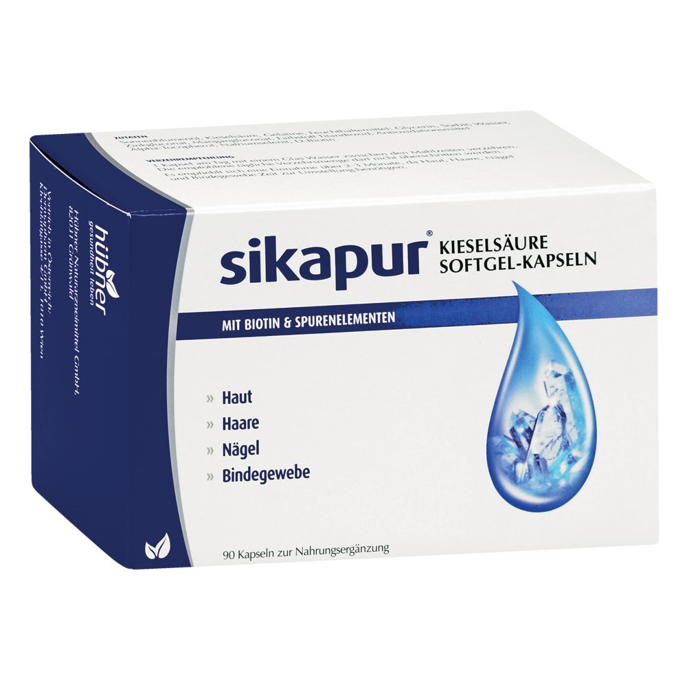 SIKAPUR Kieselsäure Softgel-Kapseln mit Biotin