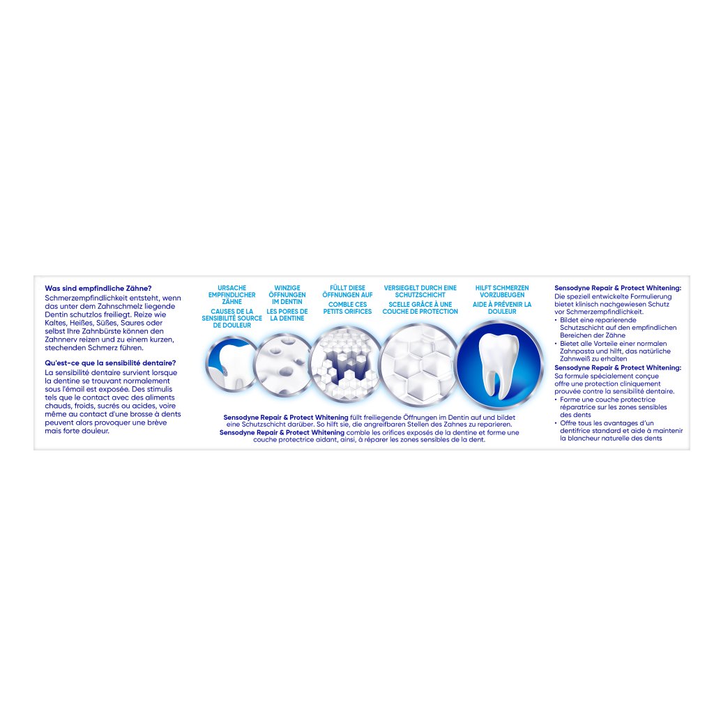 Sensodyne Repair & Protect Whitening Zahnpasta, 1x75ml