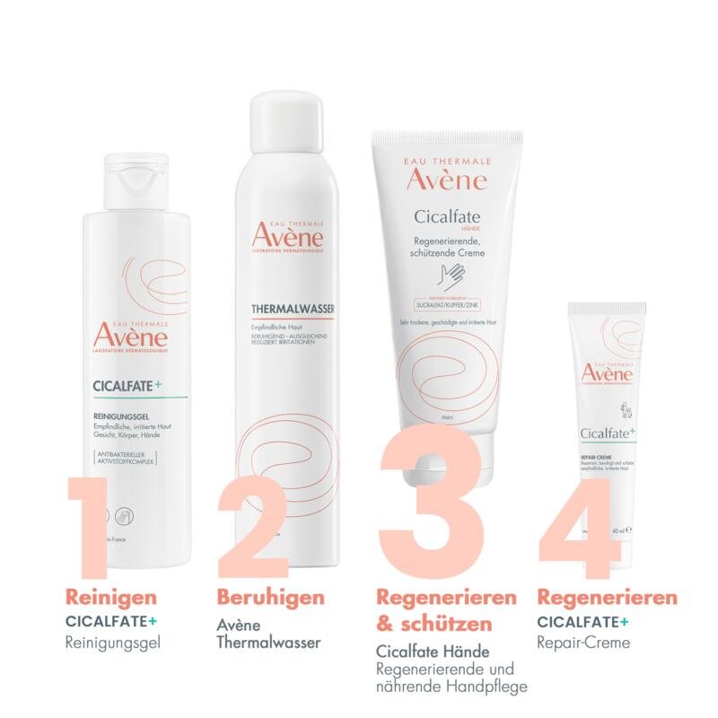 Avène Cicalfate Hände