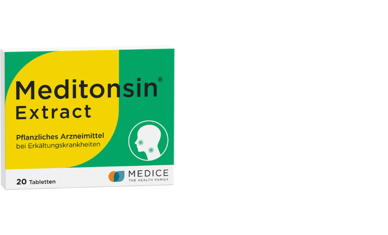 Anzeige: Das neue  Meditonsin® Extract, 3-fach Pflanzenpower verkürzt Erkältungsdauer um bis zu 3 Tage