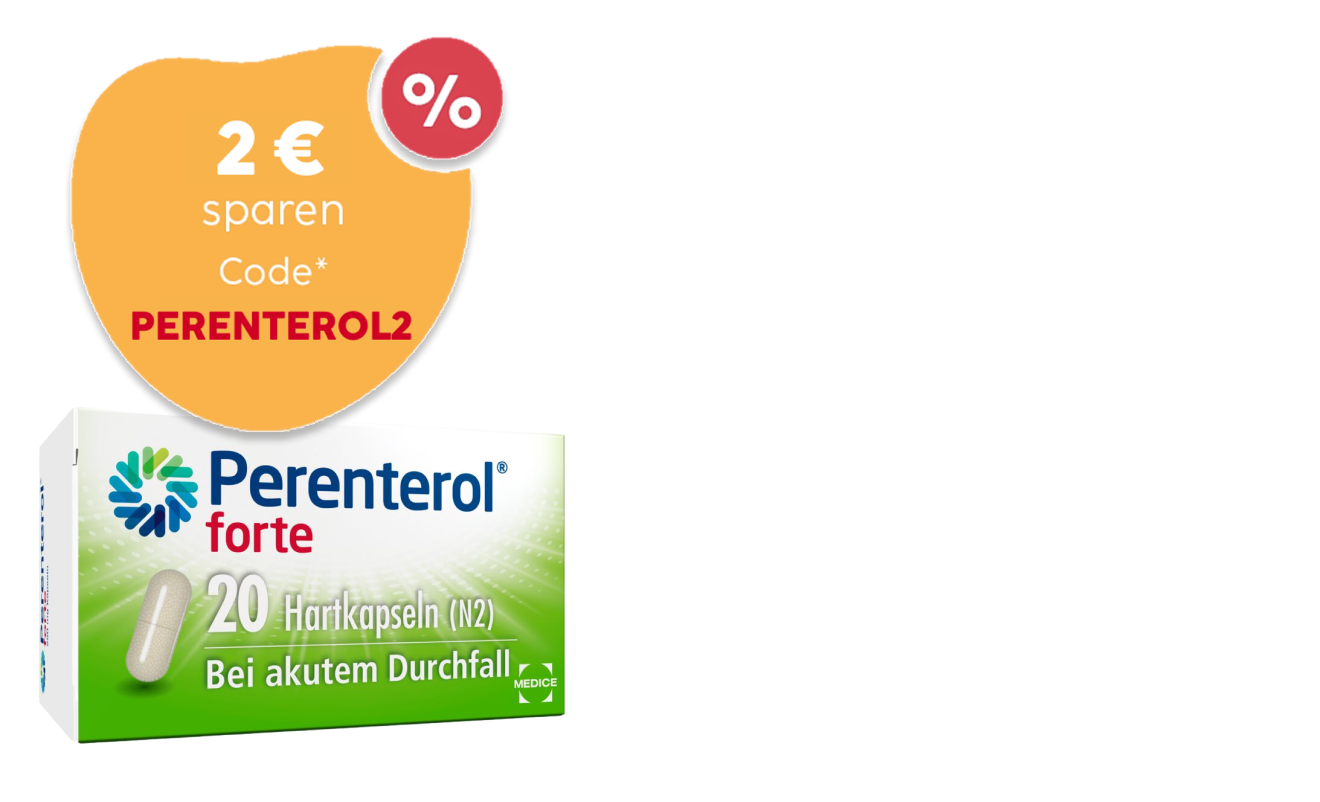Anzeige: 2 € auf Perenterol sparen mit dem Code PERENTEROL2