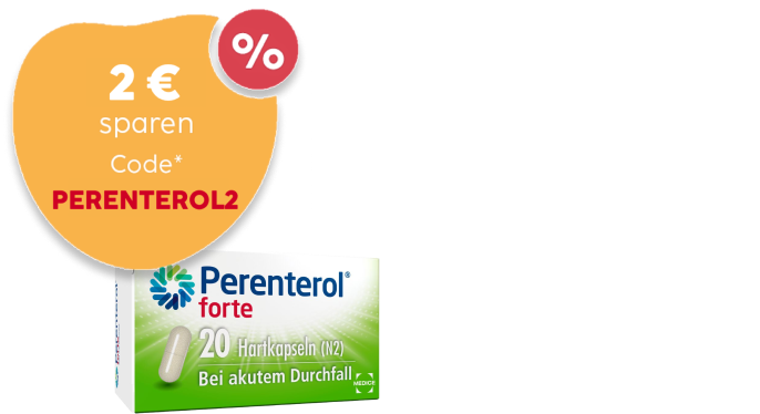 Anzeige: 2 € auf Perenterol sparen mit dem Code PERENTEROL2